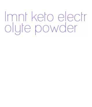 lmnt keto electrolyte powder