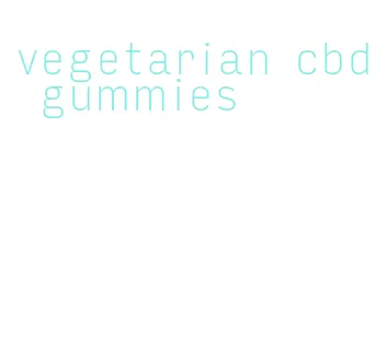 vegetarian cbd gummies