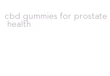 cbd gummies for prostate health