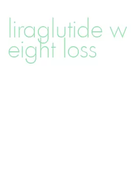 liraglutide weight loss