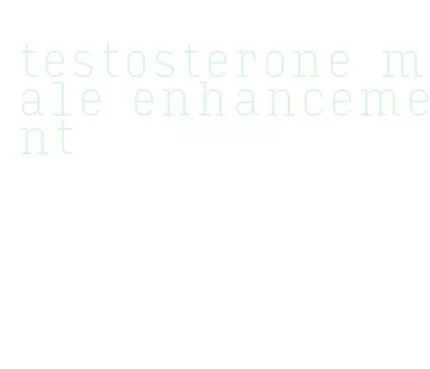 testosterone male enhancement