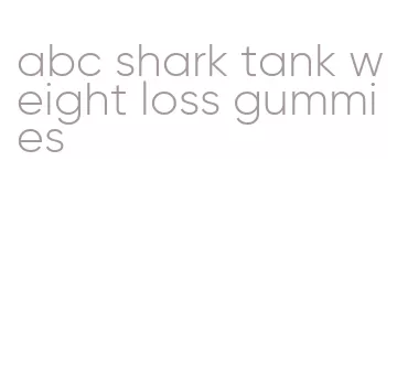 abc shark tank weight loss gummies