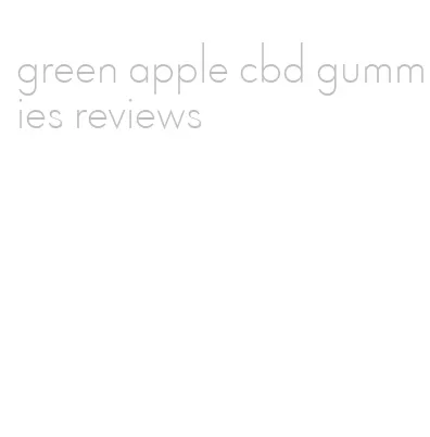 green apple cbd gummies reviews