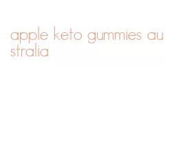 apple keto gummies australia