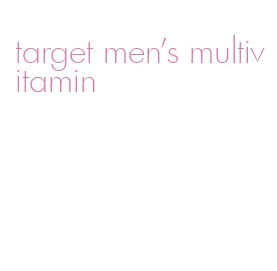 target men's multivitamin