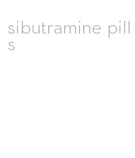 sibutramine pills