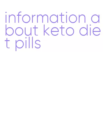 information about keto diet pills