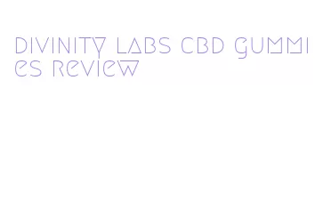 divinity labs cbd gummies review