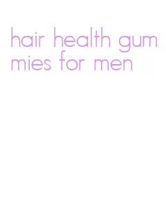 hair health gummies for men