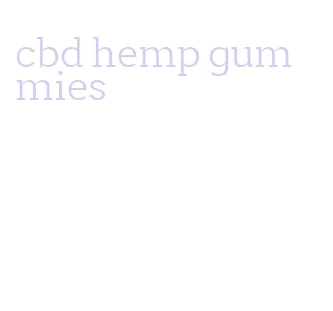 cbd hemp gummies