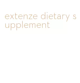 extenze dietary supplement