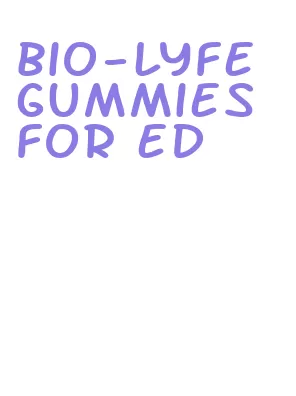 bio-lyfe gummies for ed