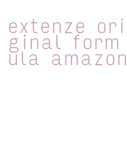 extenze original formula amazon