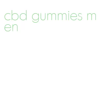 cbd gummies men