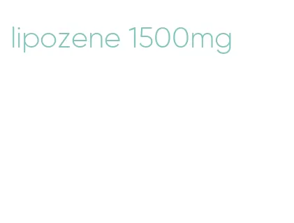 lipozene 1500mg