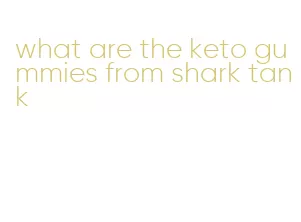 what are the keto gummies from shark tank