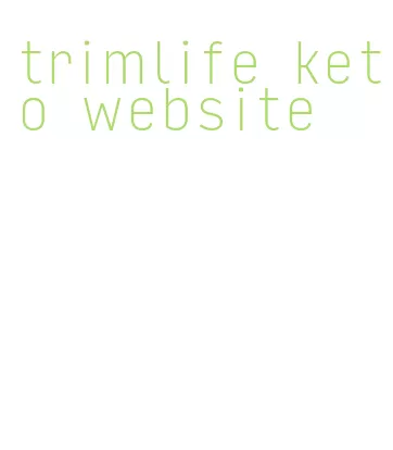 trimlife keto website