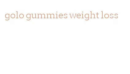 golo gummies weight loss