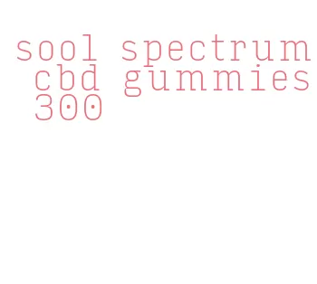 sool spectrum cbd gummies 300