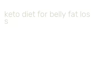 keto diet for belly fat loss