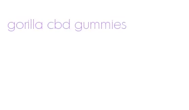 gorilla cbd gummies