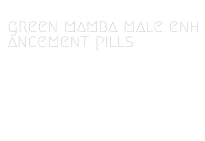 green mamba male enhancement pills