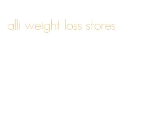 alli weight loss stores