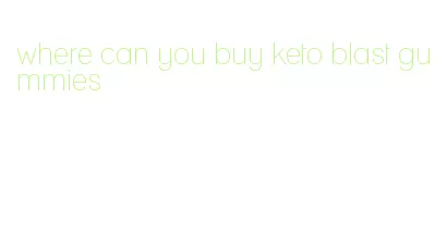 where can you buy keto blast gummies