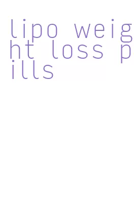 lipo weight loss pills