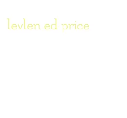 levlen ed price