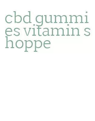 cbd gummies vitamin shoppe