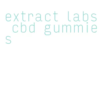 extract labs cbd gummies