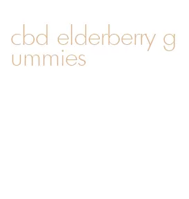 cbd elderberry gummies