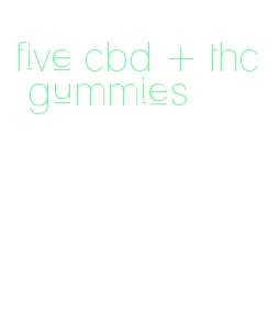 five cbd + thc gummies