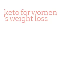 keto for women's weight loss