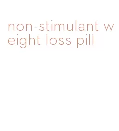 non-stimulant weight loss pill