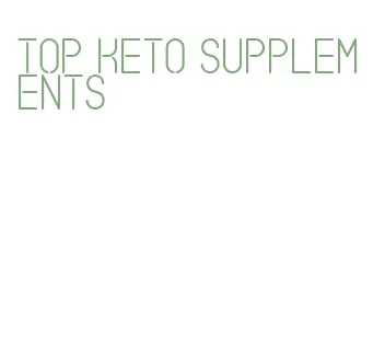 top keto supplements