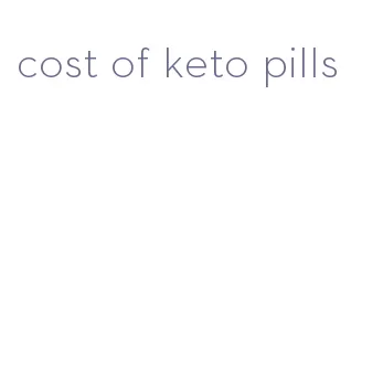 cost of keto pills