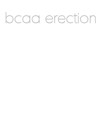 bcaa erection