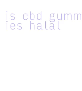 is cbd gummies halal