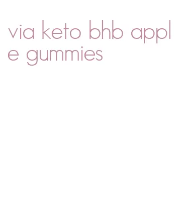 via keto bhb apple gummies