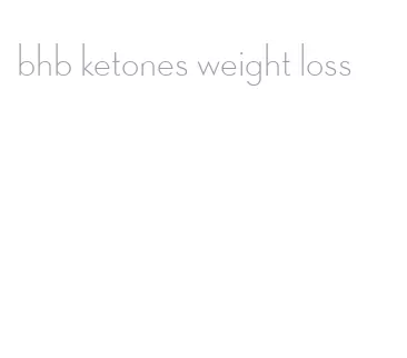 bhb ketones weight loss