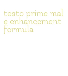 testo prime male enhancement formula