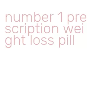 number 1 prescription weight loss pill