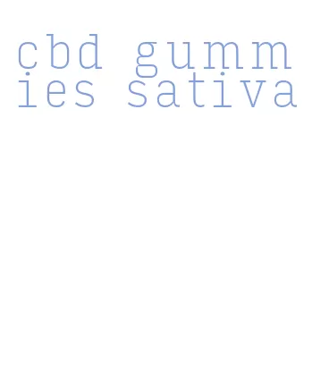 cbd gummies sativa