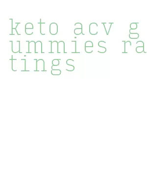 keto acv gummies ratings