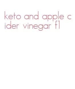 keto and apple cider vinegar f1