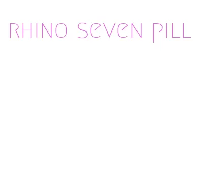 rhino seven pill