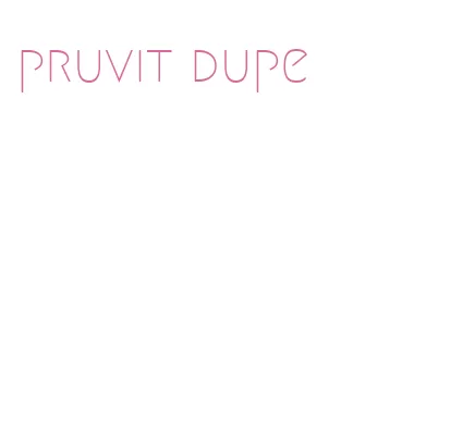 pruvit dupe