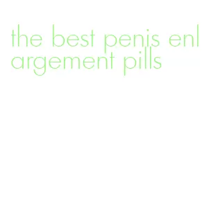 the best penis enlargement pills